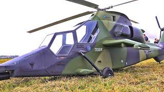 GIANT XXL SCALE TIGER EUROCOPTER UHT RC HELICOPTER FLIGHT DEMONSTRATION