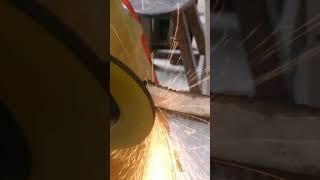 DIY Knife from Scrap Steel – Step-by-Step Leaf Spring Blade Making! #knife #diy  #shorts