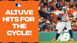 Jose Altuve hits for the 9th cycle in Astros history!