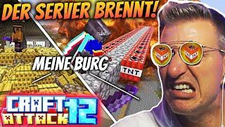 EIN PRANK LEGT DEN SERVER IN SCHUTT UND ASCHE DIE PAPPBURG BRENNT 2.0 | CRAFT ATTACK 12 #5