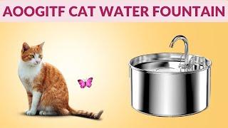 AOOGITF Cat Water Fountain Review: Best Cat Water Fountain For The Money #cats #catlover #gadgets