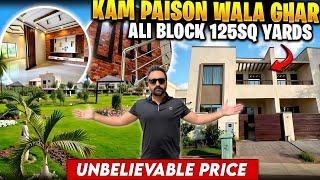  UNBELIEVABLE!  LOW-PRICE 125 Sq. Yards Luxury Villa in Ali Block, Bahria Town Karachi 