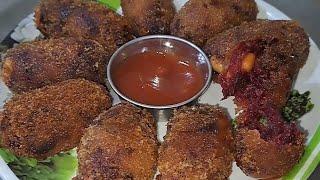 चूकंन्दर से बनाये बहुत ही टेस्टिं कटलेट।। Beetroot cutlet Recipe ll Tasty Delicious ll