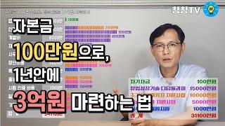 [창창TV] 자본금 100만원으로, 3억원 마련하는 법