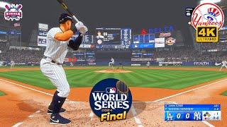 MLB The Show 24 New York Yankees vs Los Angeles Dodgers | World Series Final 2024 | Gameplay PS5 4K