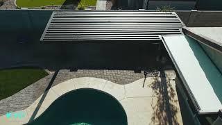 4K Aluminum 3x3 lattice / IRP combination patio cover installed by Oasis Patio Cover in Arizona.