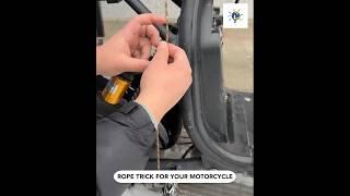 Rope trick for your motorcycle || Hand Magic || Need Your Support || Thank For Watching۔