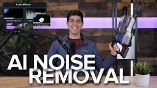 Audio Noise Removal with Built-In AI