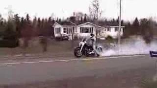 harley burnout