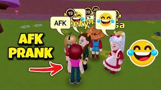 AFK Prank on Creators!