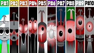 Phase 1 VS Phase 2 VS Phase 3 VS Phase 4 VS Phase 5 VS Phase 6 VS Phase 7 VS Phase 9 VS Phase 10