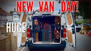 NEW VAN DAY and MASSIVE UNBOXING!! ELECTRICIAN UK