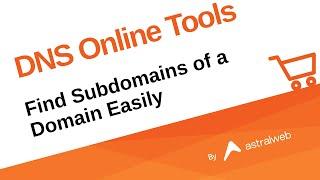 Find Subdomains of a Domain Easily