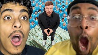 My Uncle Reacts To Mr Beast - 2,000 People Fight For $5,000,000