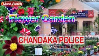 Chandaka police station flower garden