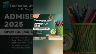 Deeksha Junior College: Where Excellence Meets Opportunity #deekshajuniorcollege #education