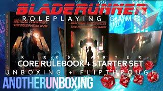 The Blade Runner RPG by Free League - Unboxing and Flipthrough of the Core Rulebook & Starter Set