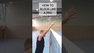 Block like a pro! Volleyball blocking Hacks! #volleyball