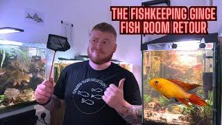 From Fishkeeper To Content Creator -@TheFishkeepingGinge Fish Room Tour Revisit