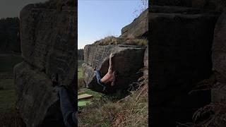 Steep Arête Low - 7A Clifftop Boulders #boulderinguk #climbing #peakdistrictbouldering #ukclimbing