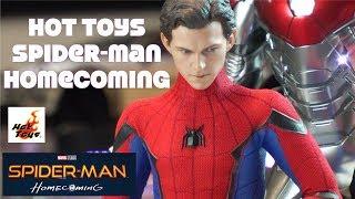 Hot Toys Spider-Man Homecoming Deluxe Set Unboxing review MMS426