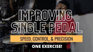 Improving Single Pedal: Speed, Control, & Precision | One Exercise! | J-rod Sullivan