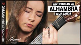 Julia Lange plays Recuerdos de la Alhambra by Francisco Tarrega - D'Addario - Classical guitar