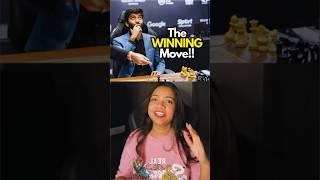 Gukesh Wins ‼️ The World Champion #gukesh #chess #shorts