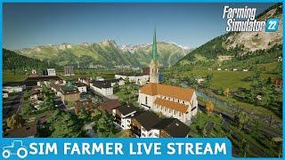 Sim Farmer Live Stream On Erlengrat FS22 Making Silage & Prepping Fields