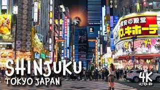 SHINJUKU, Tokyo Japan 4K Travel Walk