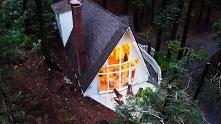 Inside the Dreamiest A-Frame Cabin in the California Mountains!