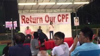 Han Hui Hui heckled at her election rally