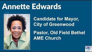 Annette Edwards for Mayor of the City of Greenwood