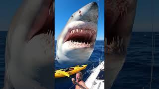Yacht Encounters Approaching Shark – Crew on Alert! #SharkApproach, #OceanThrshark #sharkencounter