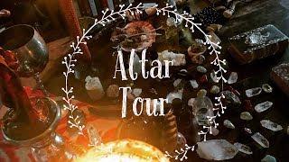 Witchcraft Altar Tour || Candles, Decks and Crystal Show & Tell