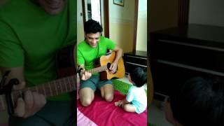 Vivardhan and I on guitar