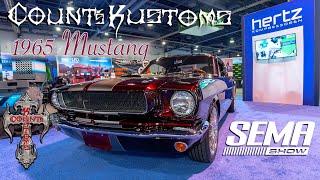 Count's Kustoms Reveals a 1965 Ford Mustang Fastback at SEMA Show!