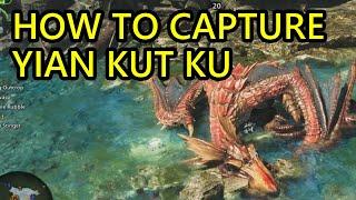 Monster Hunter Wilds How to Capture Yian Kut Ku. How to Capture in New Ecosystems Quest.