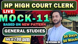 General Studies MOCK - 11 | HP HIGH COURT CLERK 2025