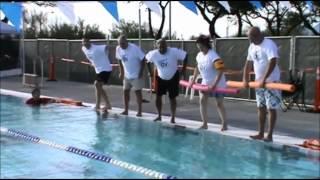 Oro Valley Town Council "goggle up" and jump in at pool celebration