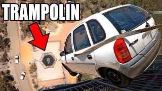 Auto vs. El Trampolín Más Grande del Mundo | CAÍDA DE 46 METROS