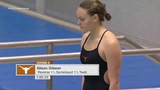 Women's Diving    Alison Gibson