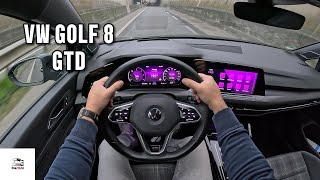 VW GOLF 8 GTD POV DRIVE