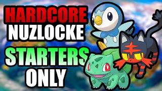 Pokémon Ultra Moon Hardcore Nuzlocke - STARTERS Only! (No items, No overleveling)