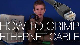 How To Make/Crimp RJ45 Ethernet Network Patch Cables (Cat 5e and Cat 6)