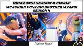 BBMZANSI 2024 FINALE : MC JUNIOR WINS BIG BROTHER MZANSI SEASON 4 | OLUFEMI DANIEL | BIG BROTHER