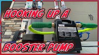 HOOKING UP A BOOSTER PUMP TO A XERO PURE X2 | WATER FED POLE