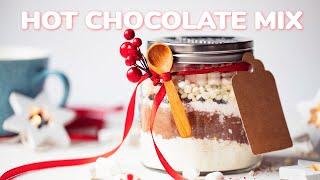 Homemade Hot Chocolate Mix in a Jar | DIY Edible Christmas Gift Idea