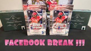 2024 Topps Chrome Hobby Box Facebook Break. 7.27.24