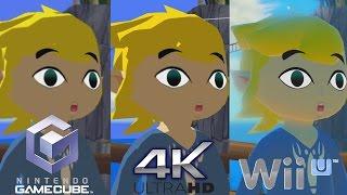 Zelda Wind Waker HD 4K - Graphics Comparison - Next Gen vs Wii U